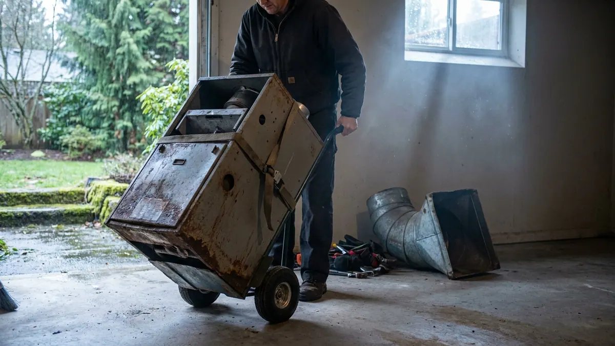 Old Furnace Removal: Disposal, Asbestos Ducts, and What It Adds to Your Bill